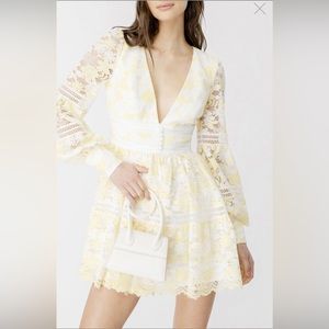 NWT Bardot Venice Lace Mini Dress Size 2